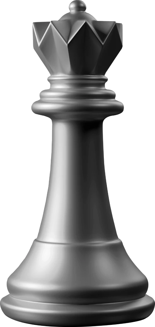 Silver chess queen representing NKR’s strategic approach to growth