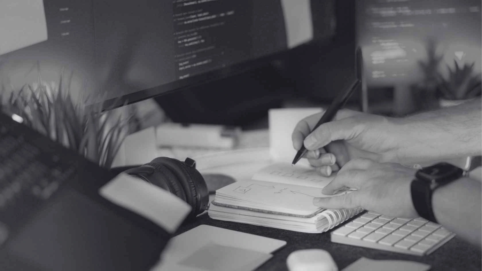 Virtual assistant working remotely on digital tools to support business marketing and online operations